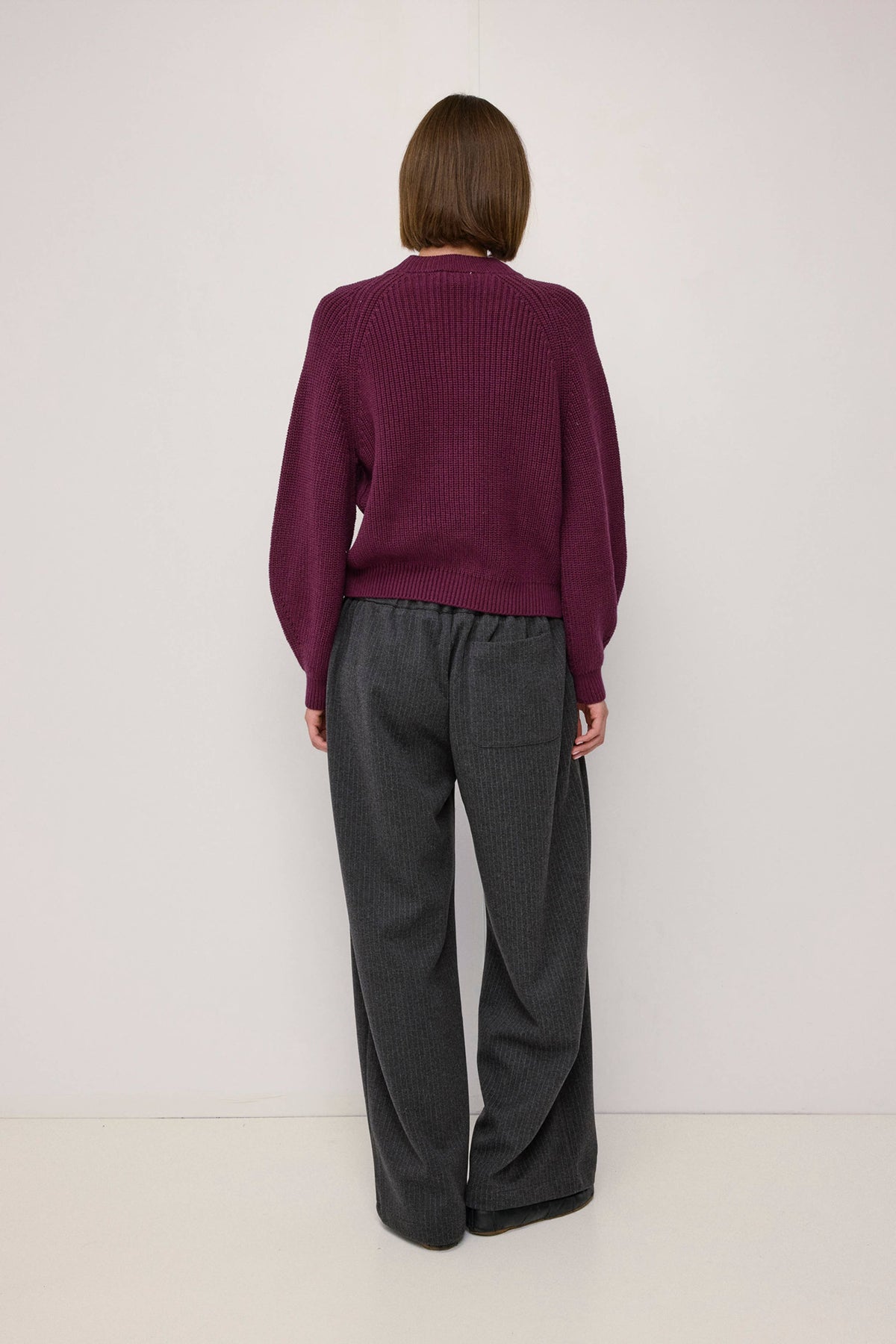 Hazel Chunky Ribbed Cotton Cardigan