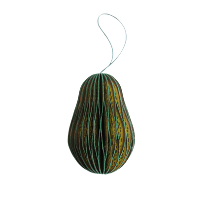 Avocado Honeycomb Ornament