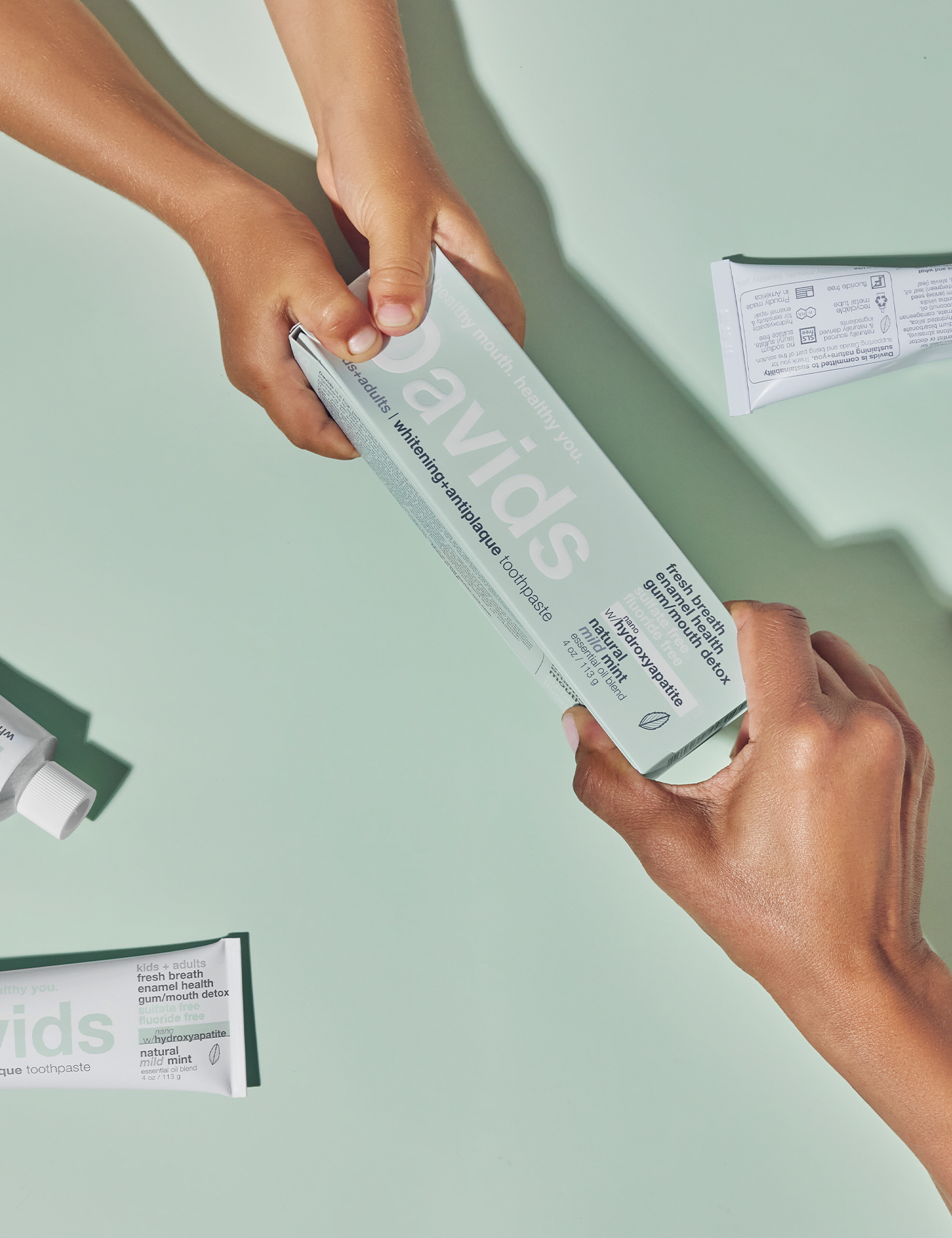 Davids toothpaste  /  mild mint
