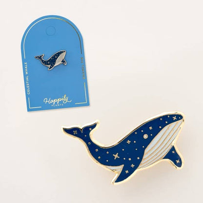 Blue Whale Hard Enamel Lapel Pin