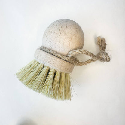 Natural Wood Pot Brush Eco Kitchen Scrubber
