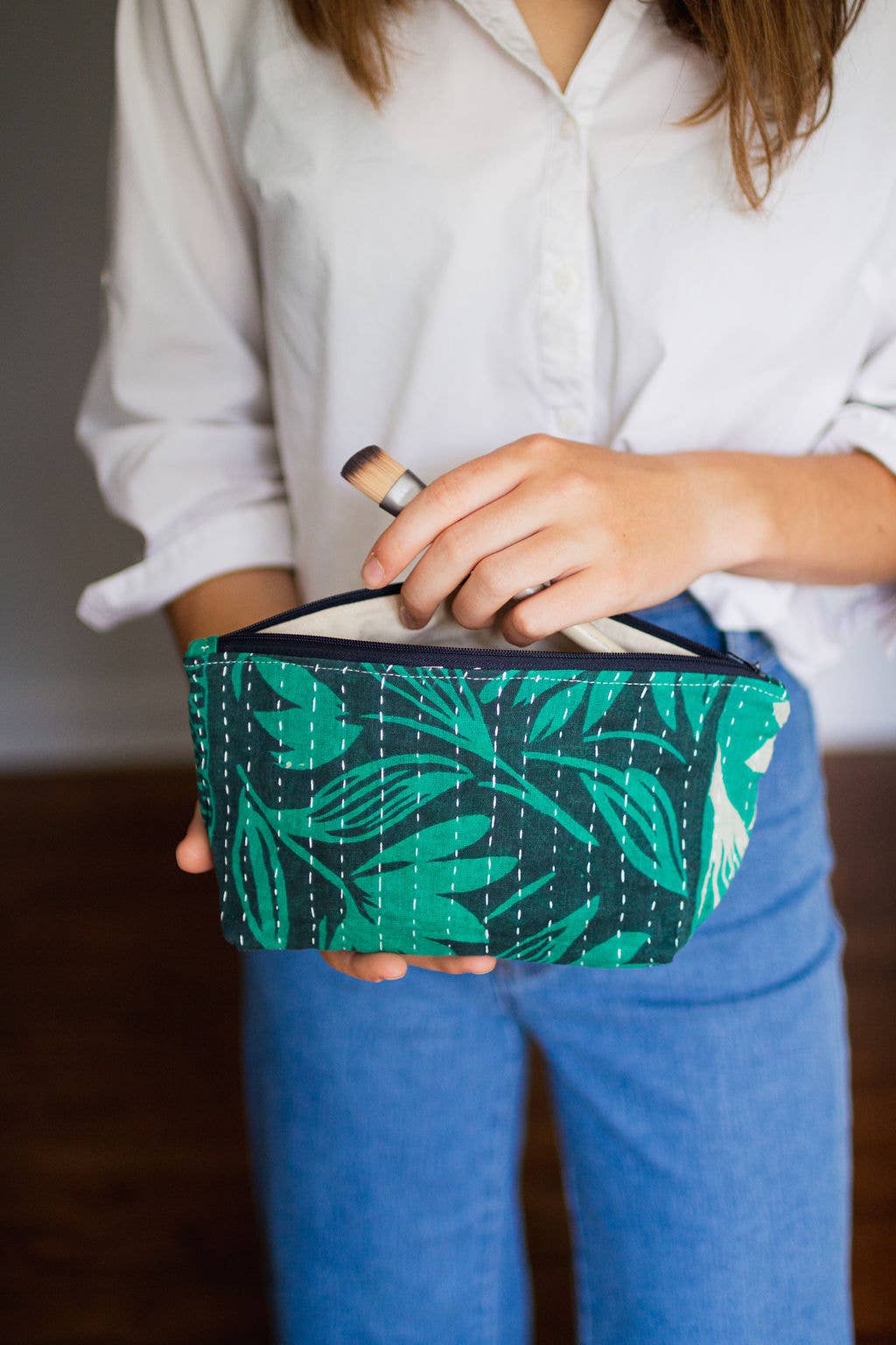 Kantha Cosmetic Bag