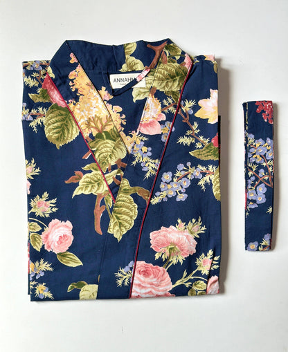 Soft Pure Cotton Kimono Robe