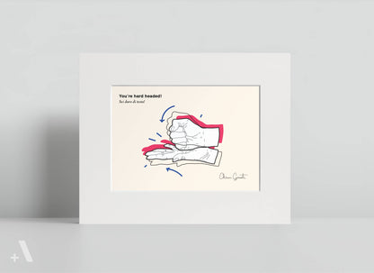 Italian Hand Gestures Illustrated Art Print