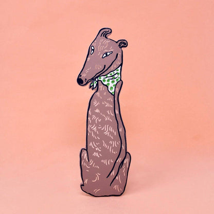 Leather Dog Bookmark for Book Lovers