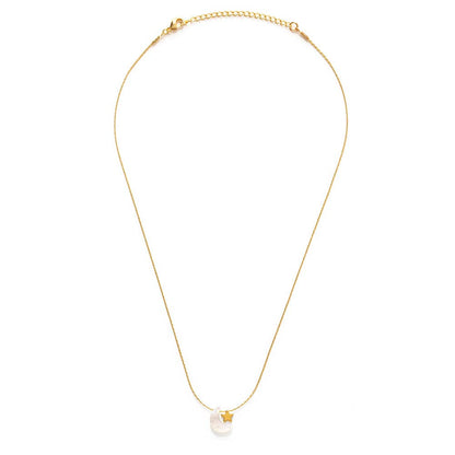 Mother of Pearl Moon and Star Necklace