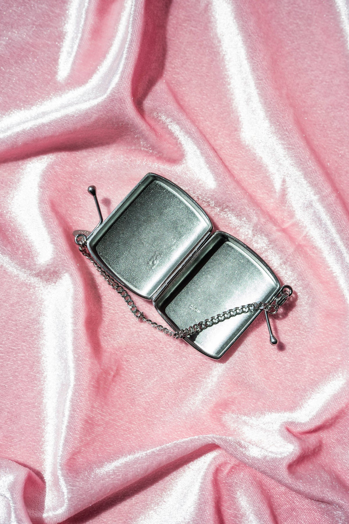 Pocket Purse Pill Case with Engraved Roses