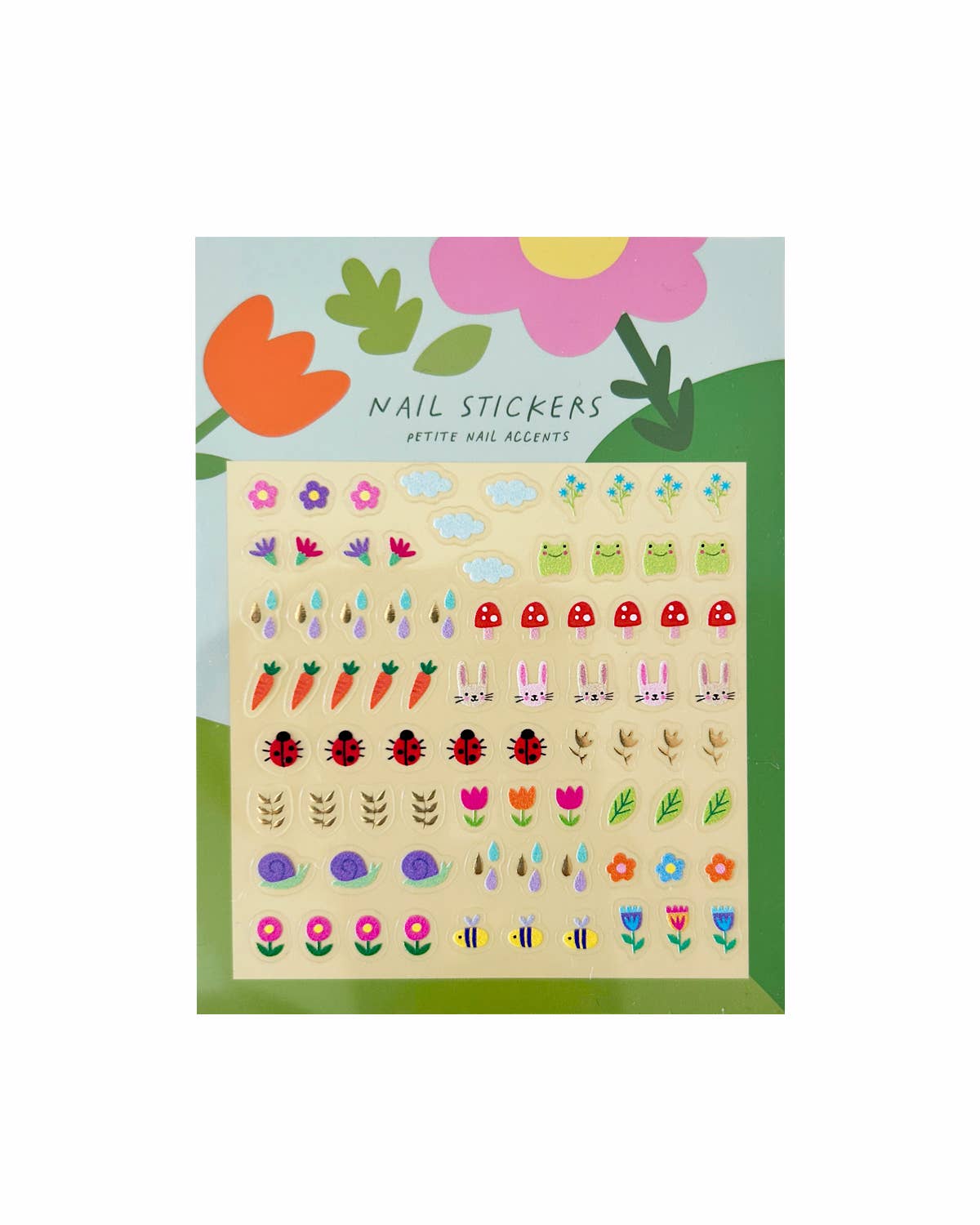 Garden Charms Petite Nail Stickers Sheet