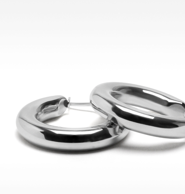 Chunky Classic Waterproof Hoop Earrings