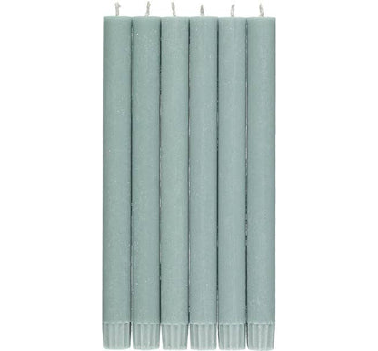 British Colour Standard Opaline Green Dinner Candle