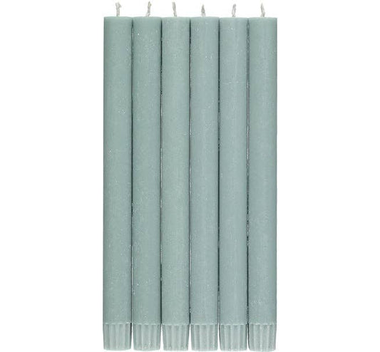 British Colour Standard Opaline Green Dinner Candle