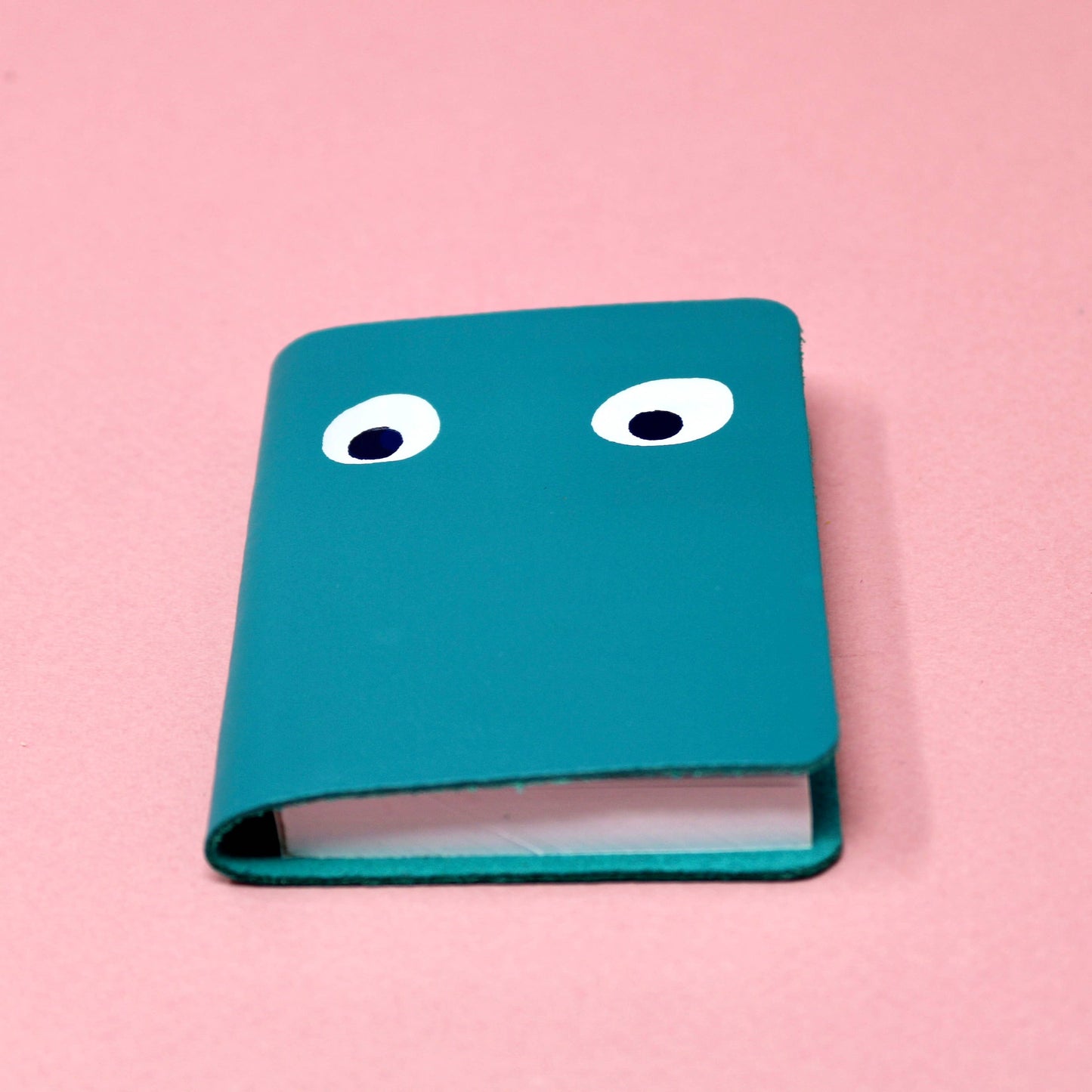 Googly Eye Mini Leather Notebook