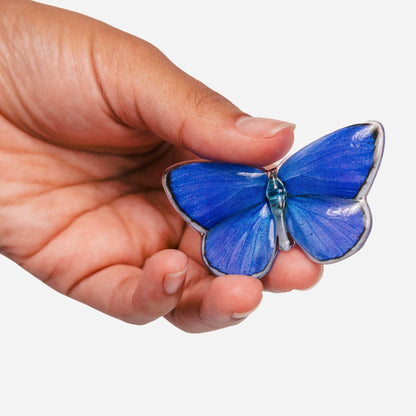 Butterfly Hair Clips Plant-Based Acetate Pair