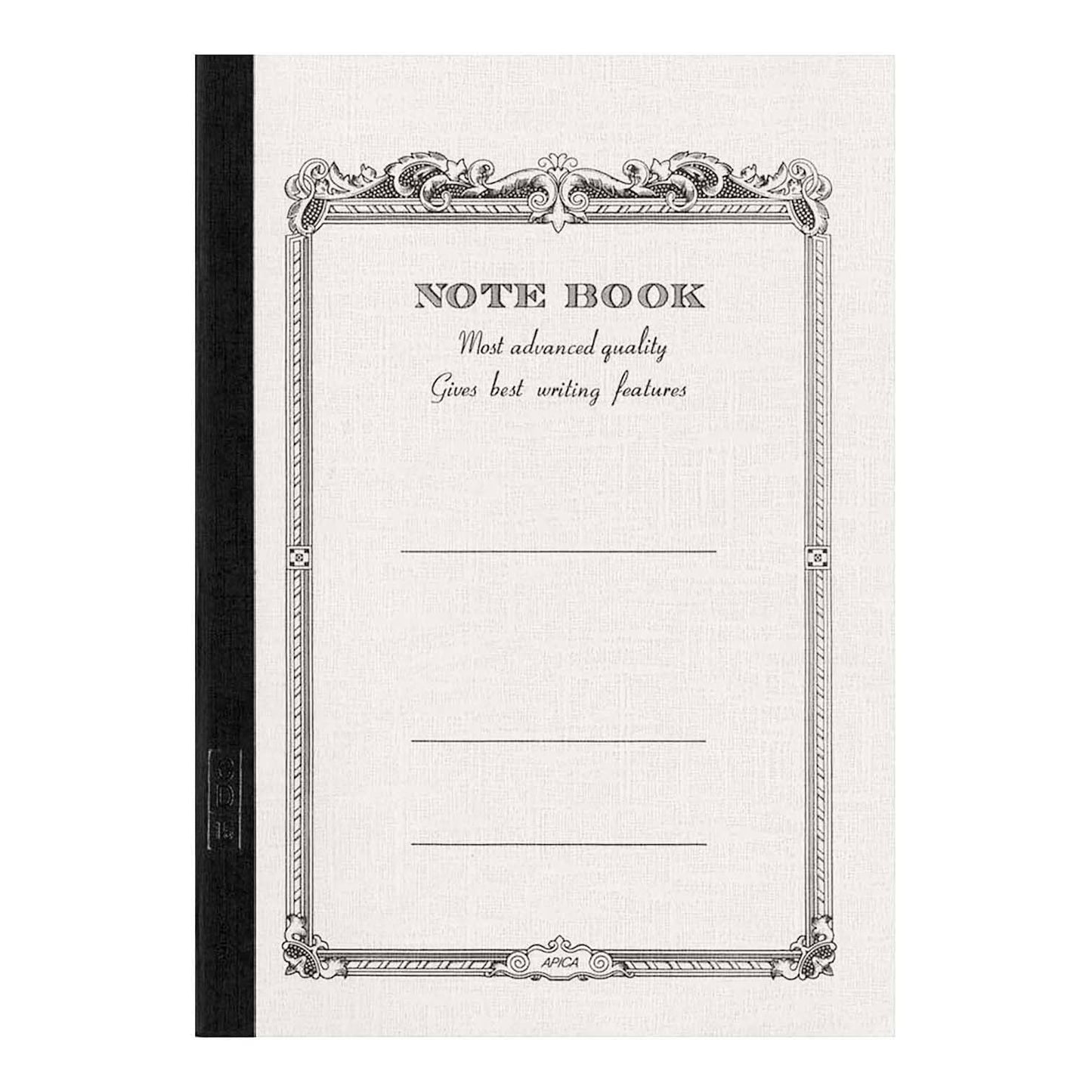 Vintage Inspired Lay-Flat Lined Notebook - 6.9" x 9.8"