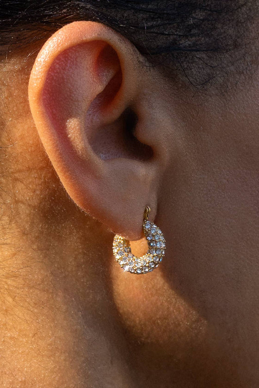 Shimmer Mini Hoops