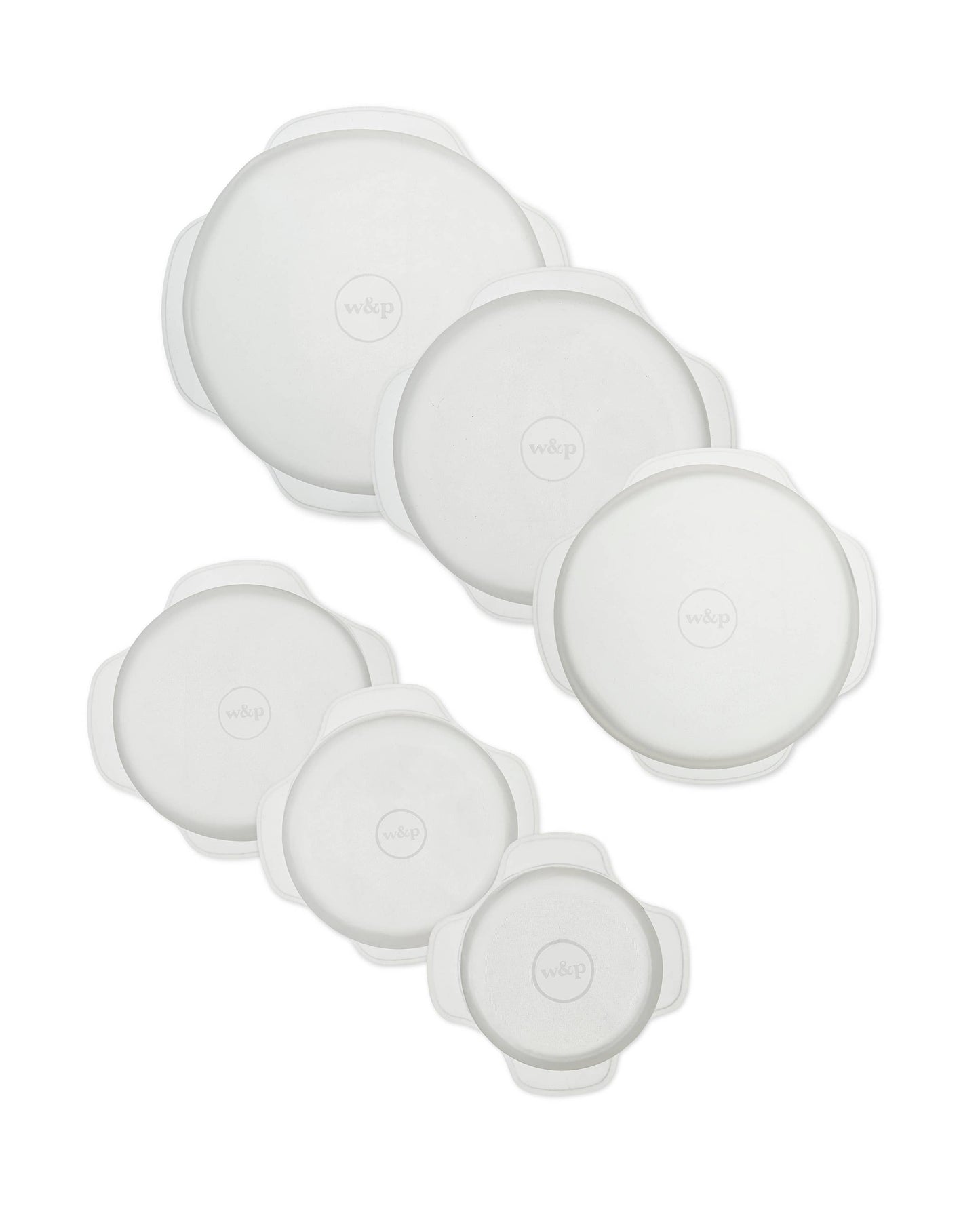 Reusable Silicone Stretch Lids : Set of 6