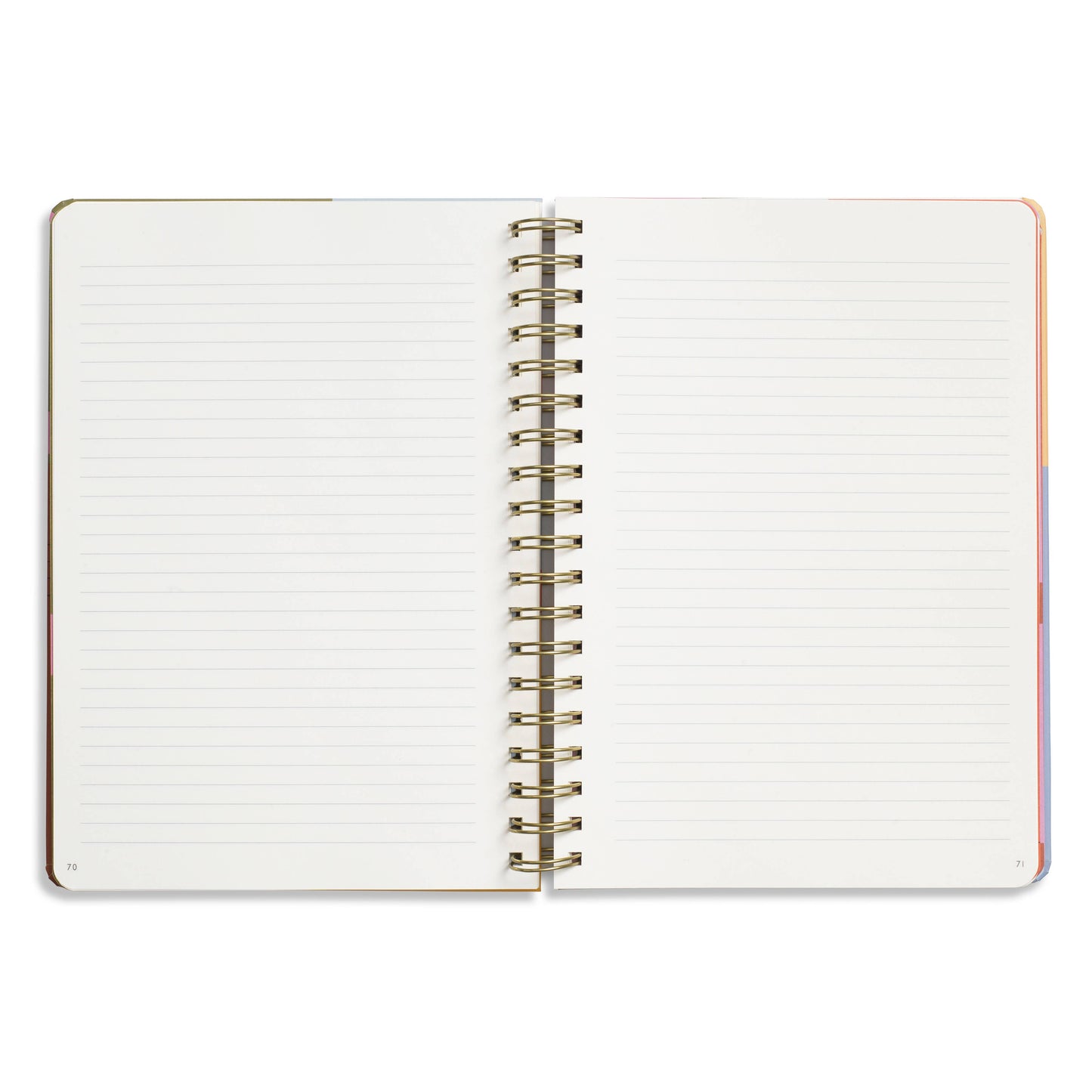 Notes Hardcover Spiral Lined Notebook