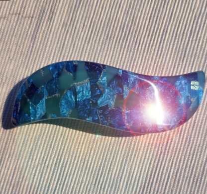 Wave French Acetate Barrette