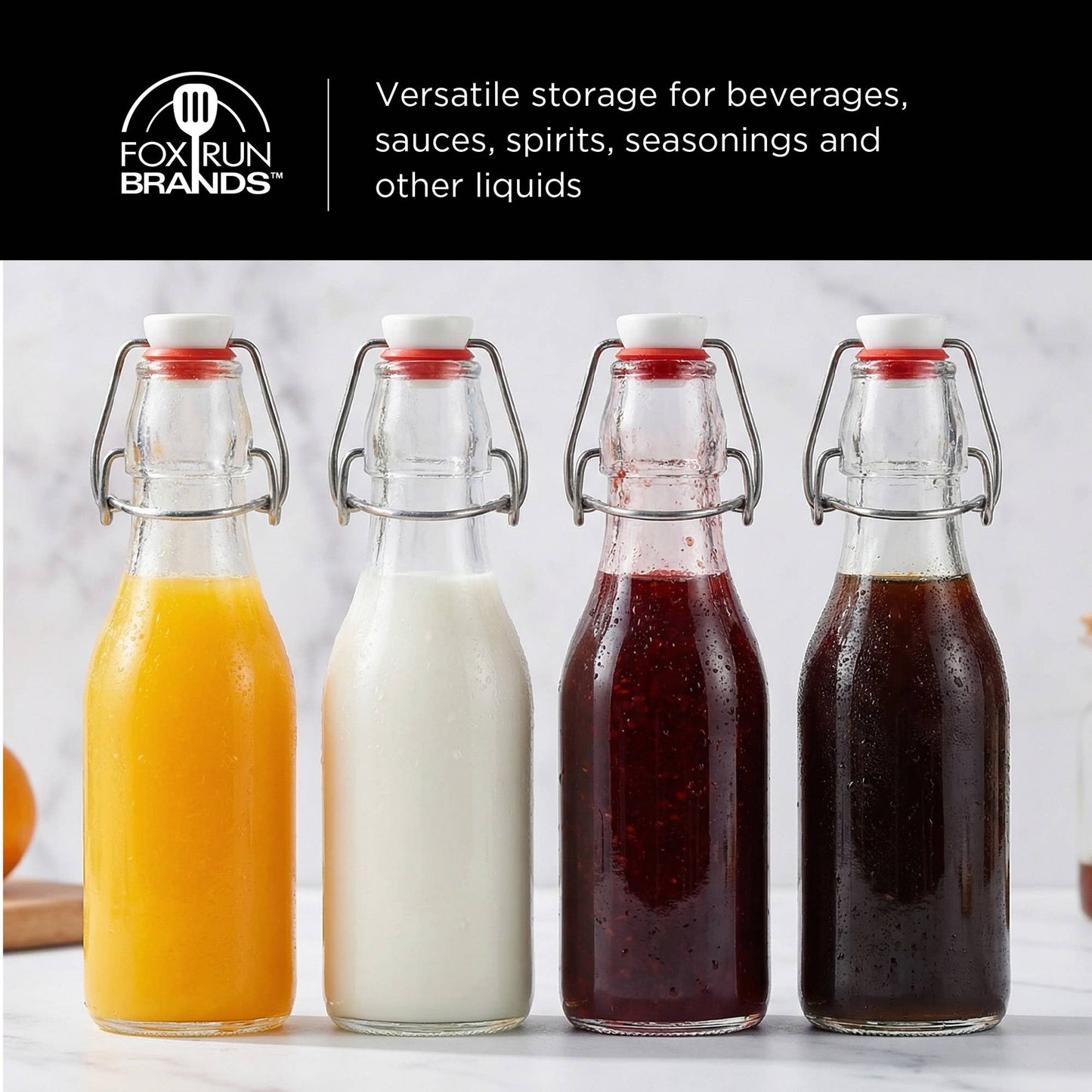 Small Swing Top Glass Bottle
