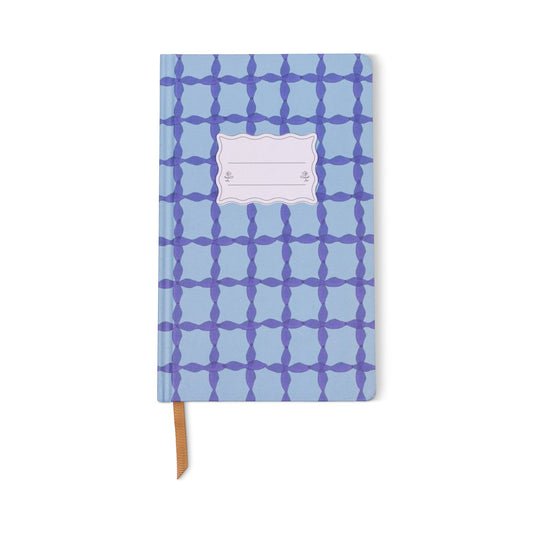 Blue Lattice Notebook