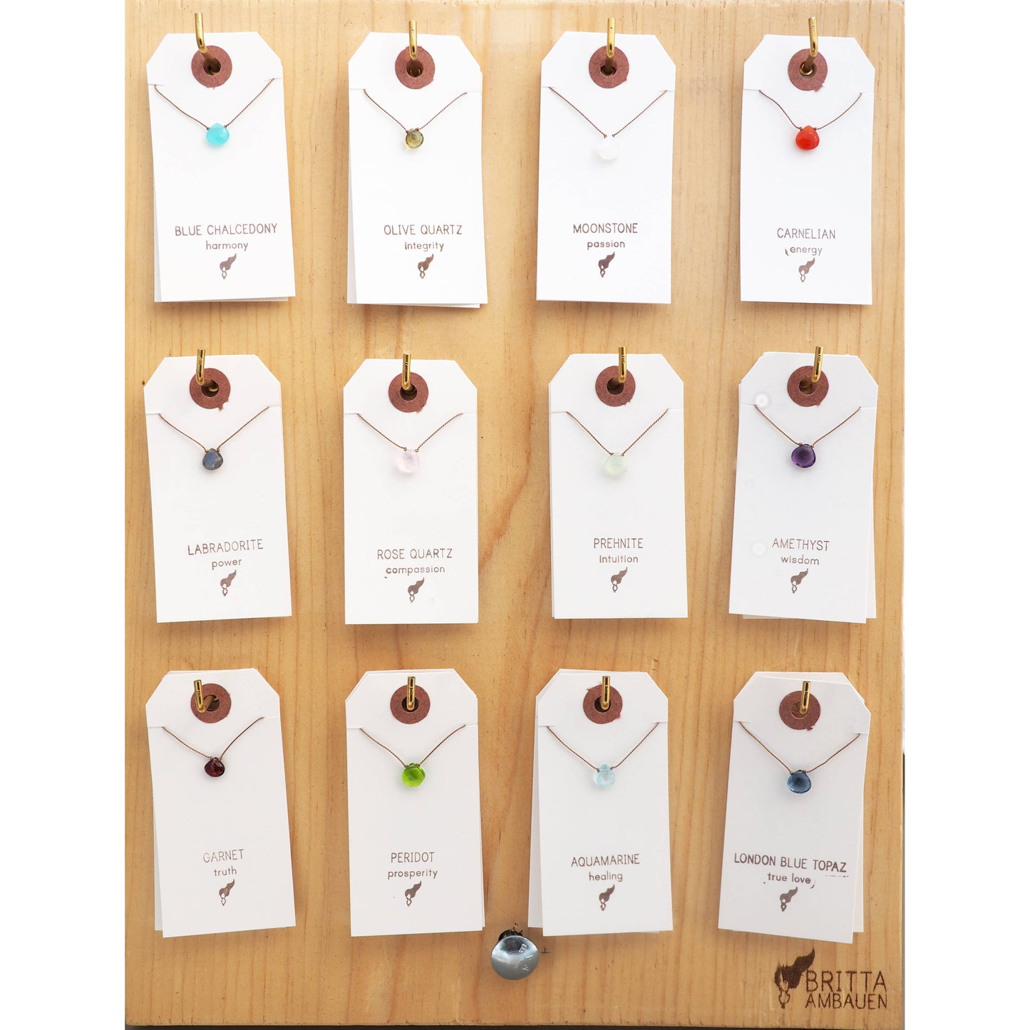 Delicate Teardrop Pendant Necklace