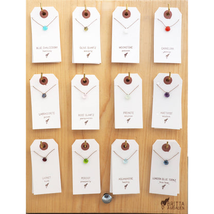 Delicate Teardrop Pendant Necklace