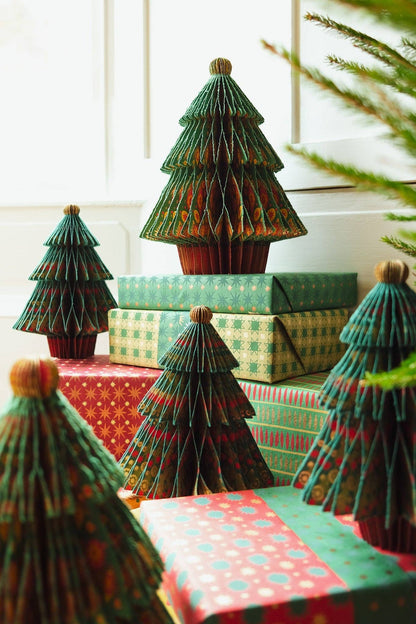 Christmas Tree Honeycomb Paper Decoration