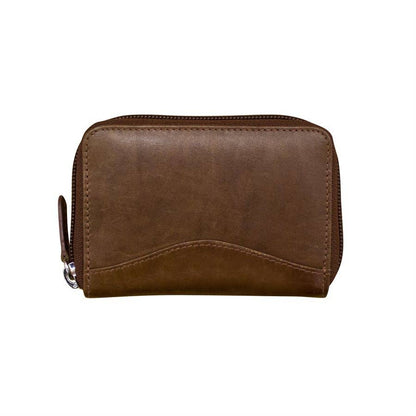 Leather Accordion Card Holder