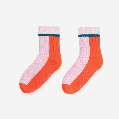 Color Ragg Fleece Lined Knit House Socks