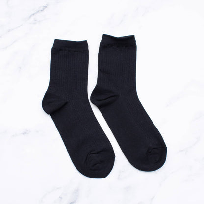 Lightweight Solid Socks