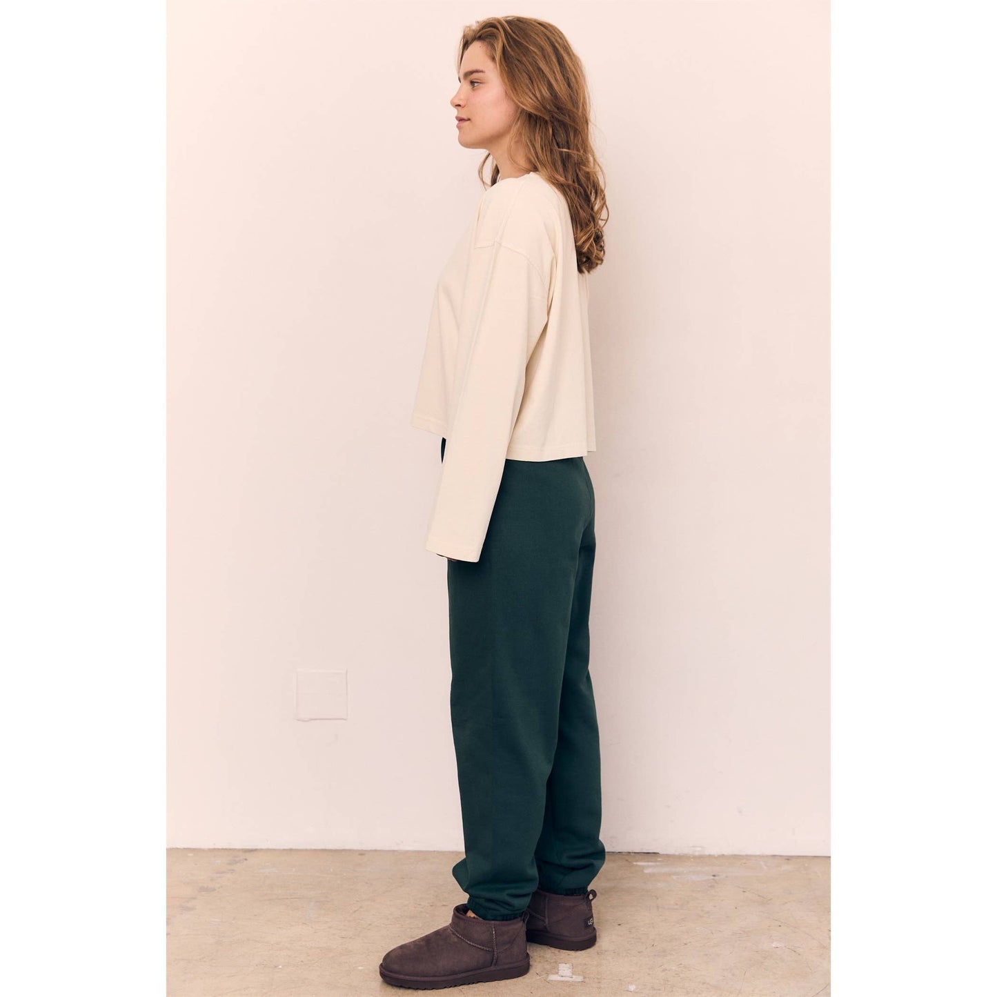 Cotton Oversized Long Sleeve Tee