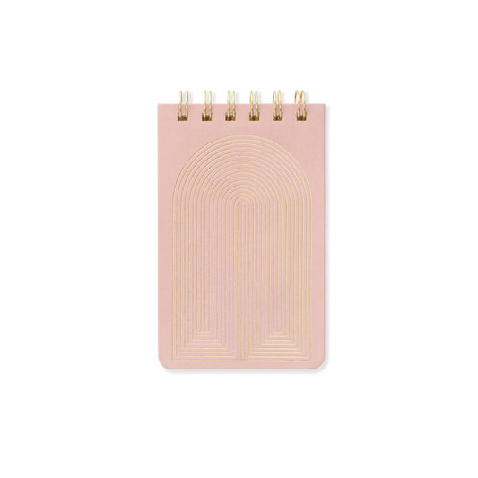 Dusty Blush Radiant Cloth Covered Twin Wire Notepad