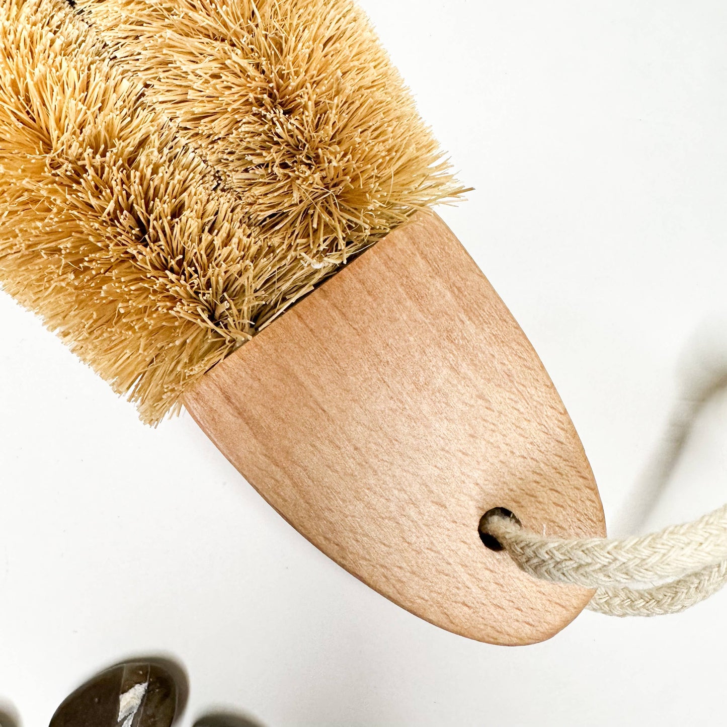 Natural Coconut Bristle Kitchen Brush