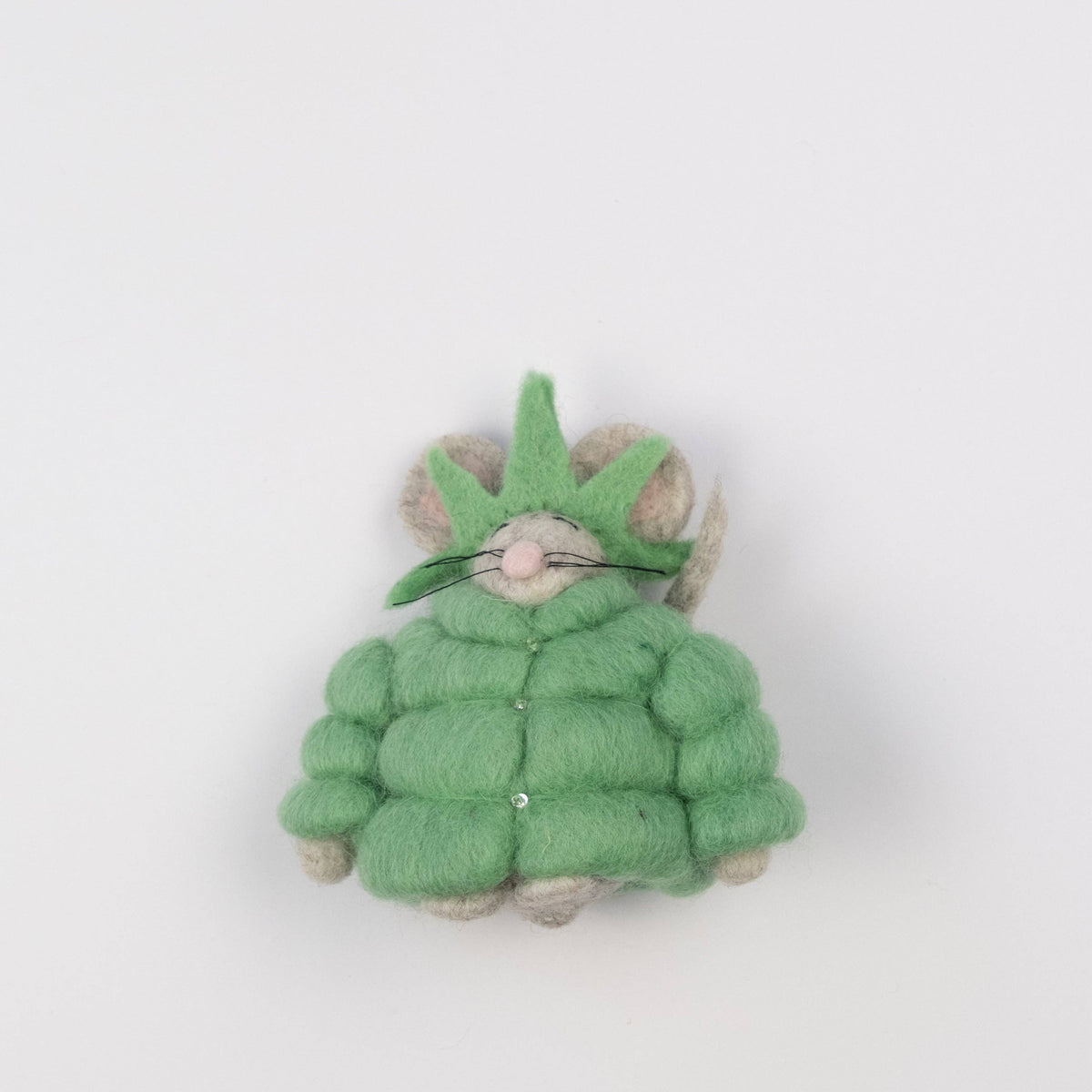 Puffer Coat Statue of Liberty Mouse Ornament