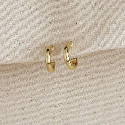 Mini Hoop Earrings (18k Gold Filled)