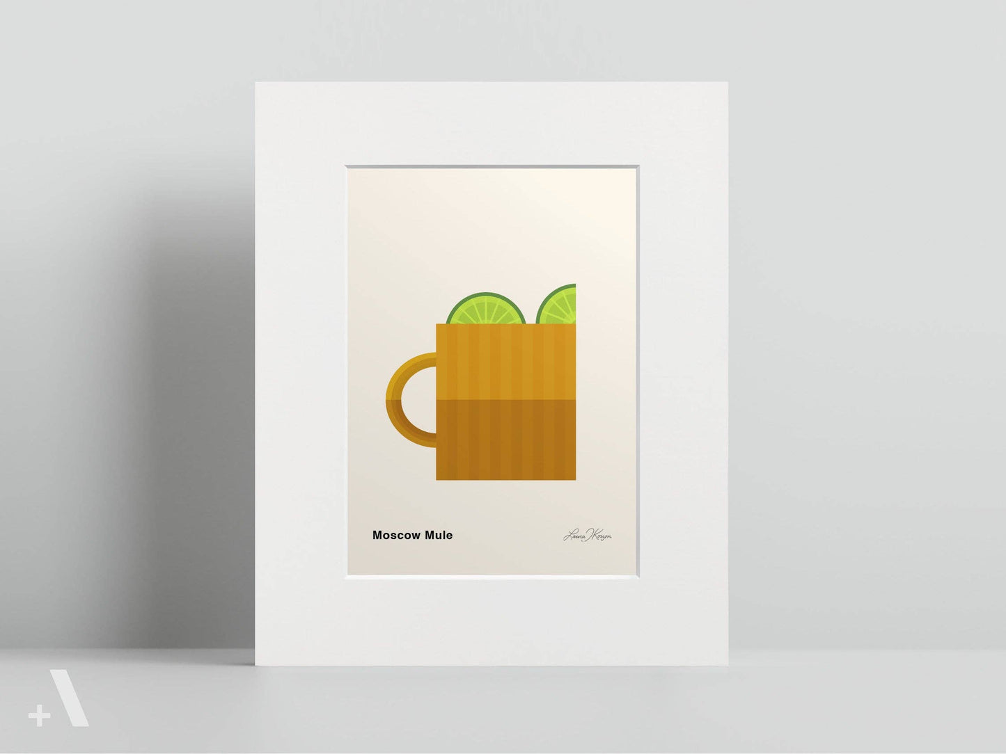 American Cocktails Illustrated Art Print