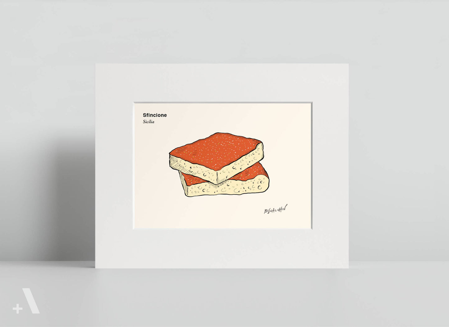 Pizzas of Italy Illustrated Art Print