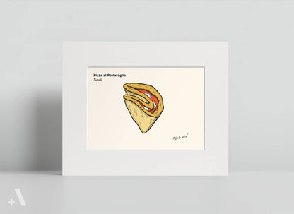 Pizzas of Italy Illustrated Art Print