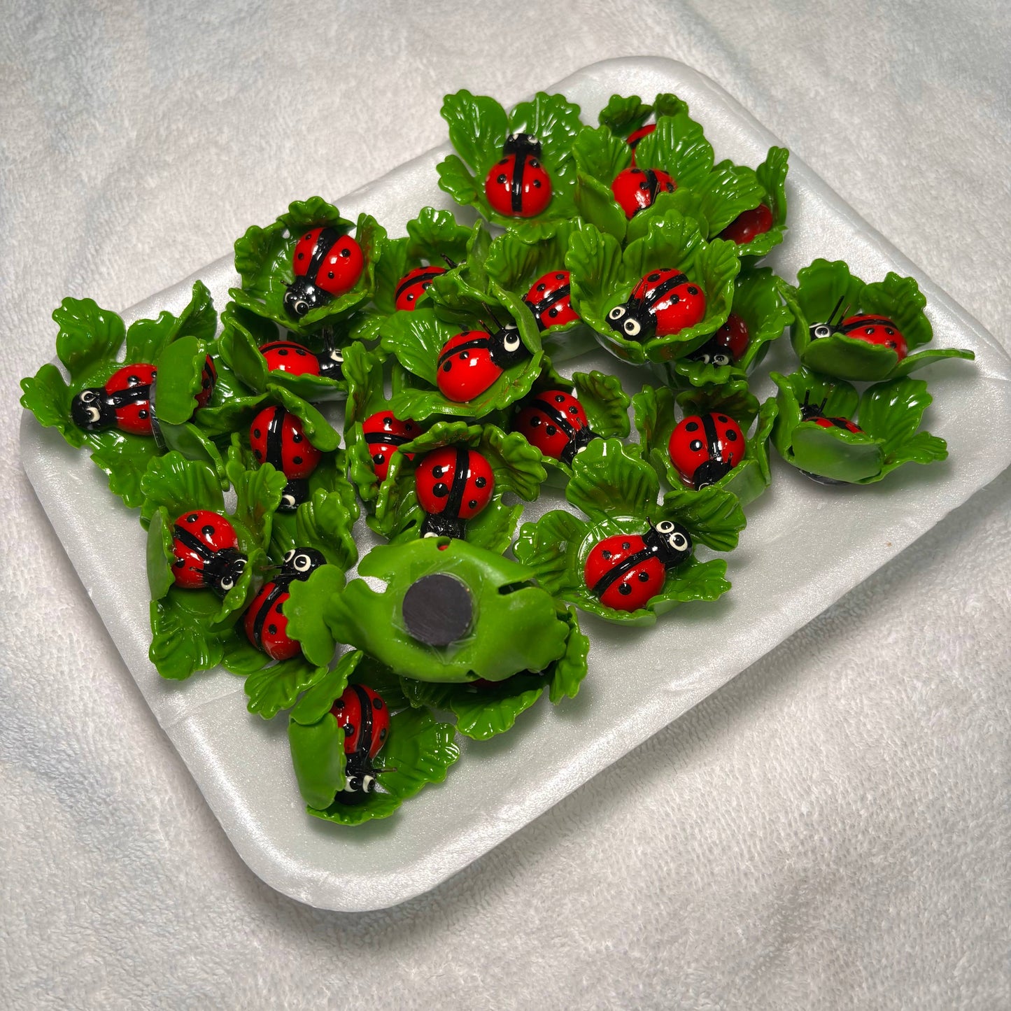 Handmade Ladybug Magnet