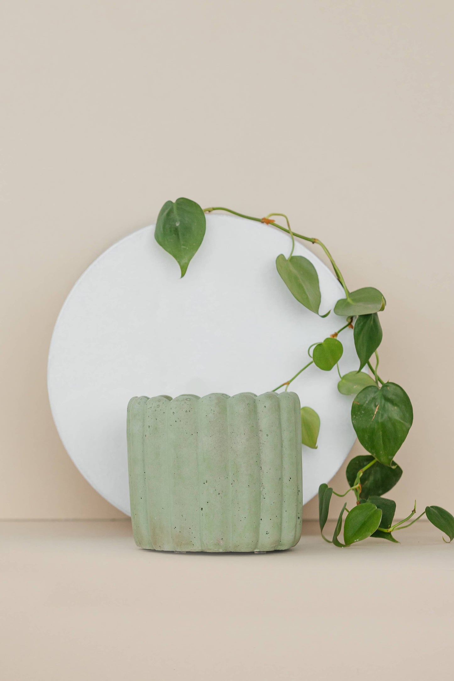 Handmade Scallop Planter 4.5 Inch