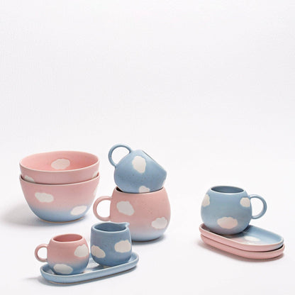 Blue Cloud Stoneware Mini Tray
