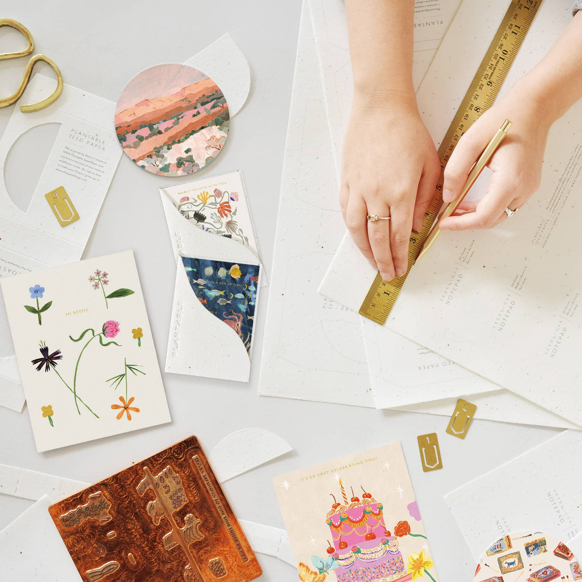 Friendship Mini Greeting Card Plantable Seed Paper