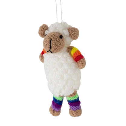 Rainbow Sheep Ornament