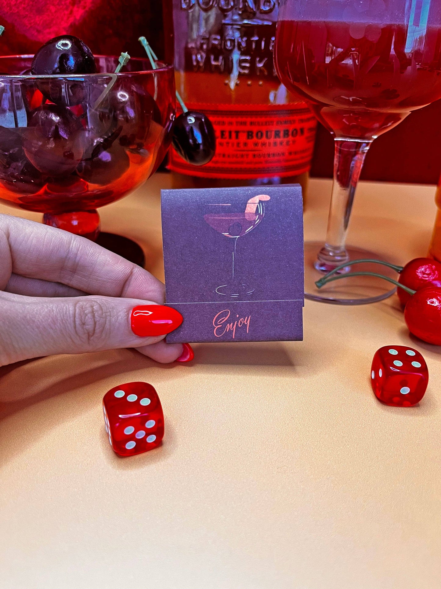 Manhattan Cocktail Matchebook