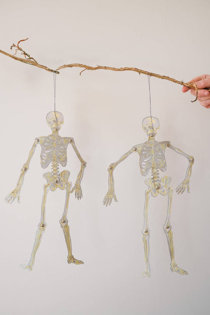 Dancing Skeletons Paper Ornaments