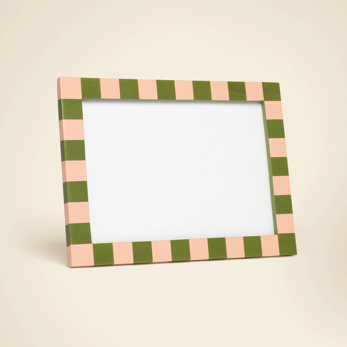 Striped Resin Desk Photo Frame, 5x7