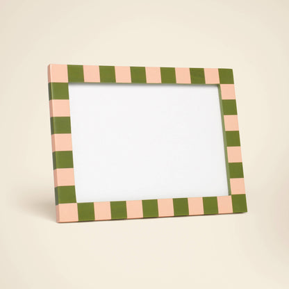 Striped Resin Desk Photo Frame, 5x7