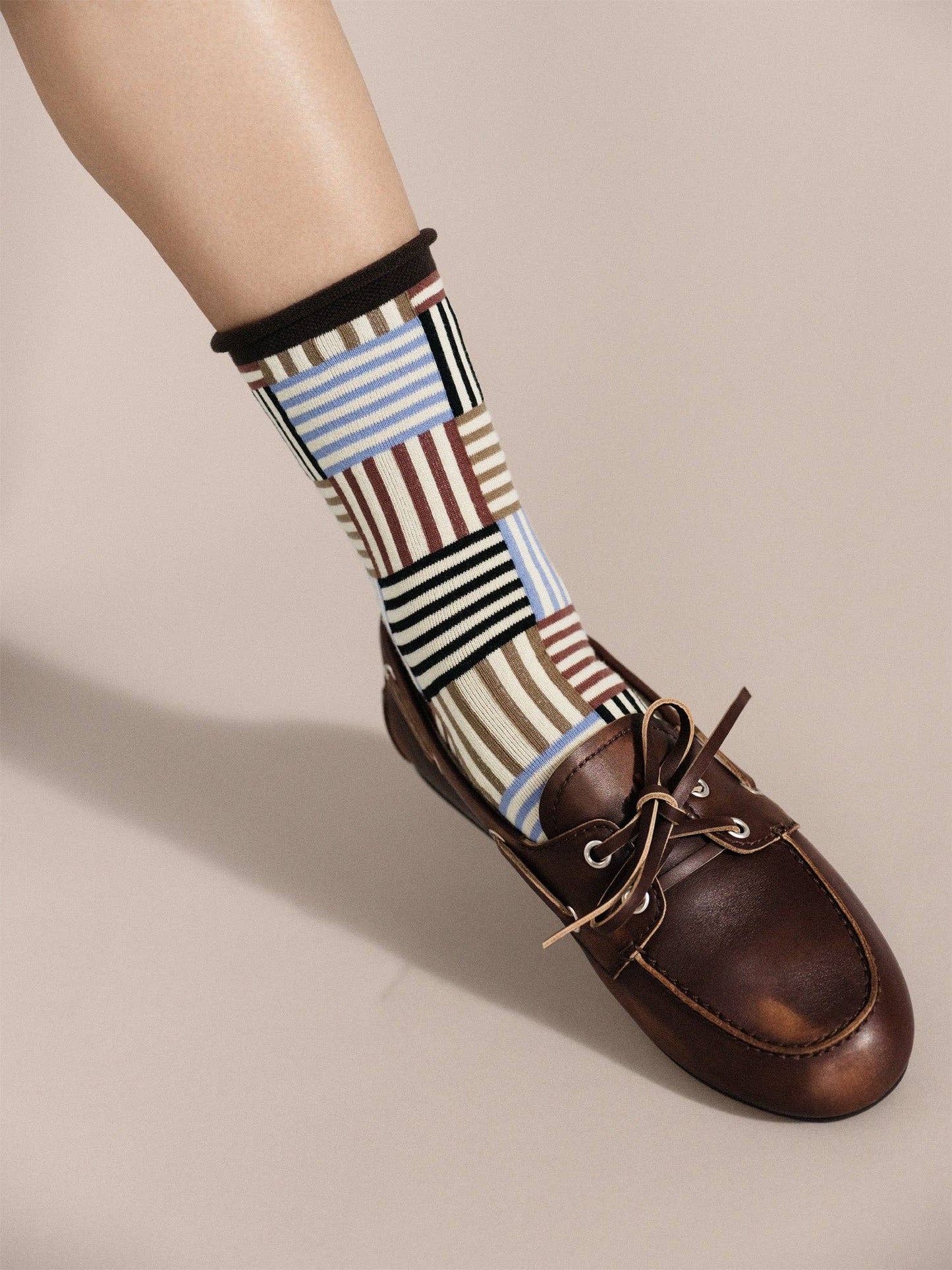 Striped Tile Socks