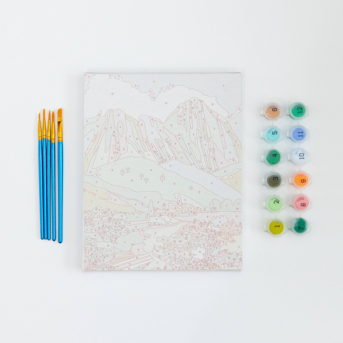 Paint By Numbers : Dolomites