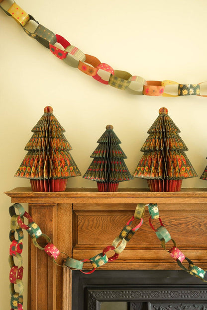 Christmas Tree Honeycomb Paper Decoration